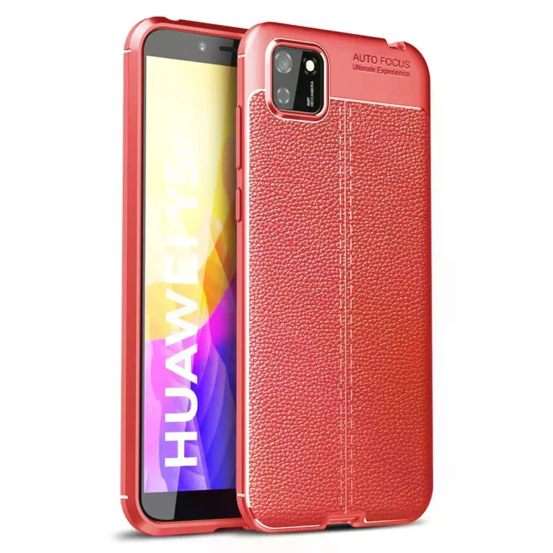 Huawei Y5p Kılıf Auto Focus Kapak - Kırmızı