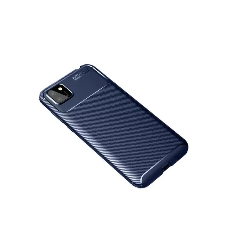Huawei Y5p Kılıf Auto Focus Karbon Kapak - Lacivert