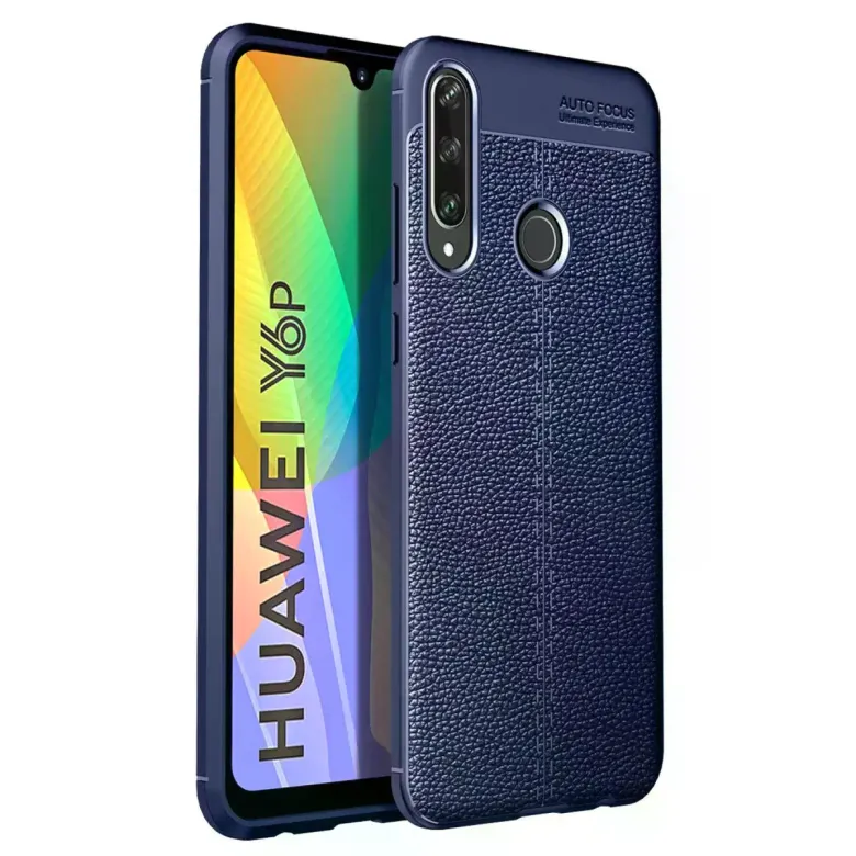 Huawei Y6p Kılıf Auto Focus Kapak - Lacivert