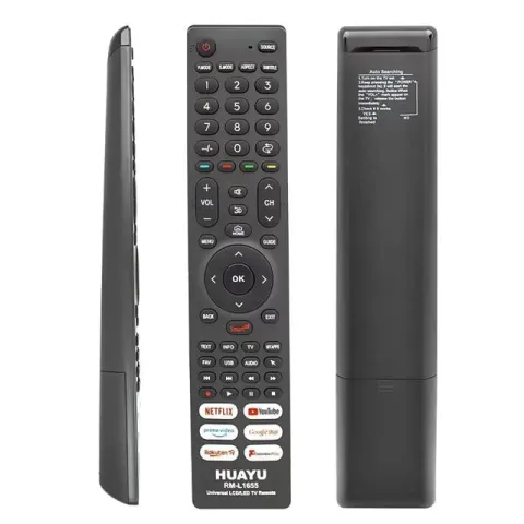 Huayu Rm-l1655 Netflix-youtube-prime Video-google Play Tuşlu Universal Lcd Led Tv Kumandası