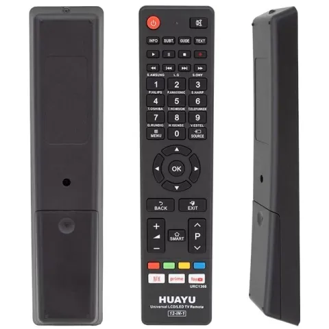 Huayu Urc1366 12in1 Netflix Prime Youtube Tuşlu Universal Akıllı Kumanda Blisterli