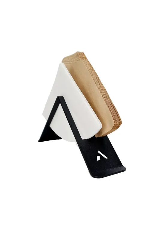HubbyChef 20FLTRESTND01 Filtre Kahve Kağıdı Tutucu Stand Aparatı Dekoratif Metal Peçetelik