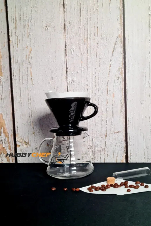 HubbyChef 20KHVDMLM2LI Filtre Kahve Demleme Seti Dripper Set