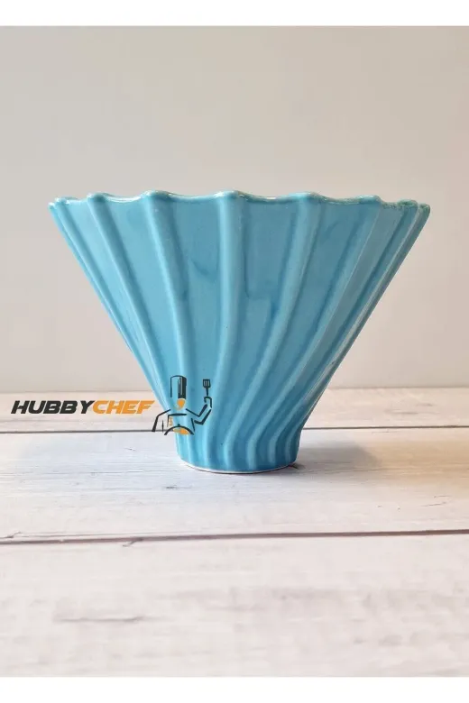 HubbyChef 20KHVKLHC001 Dripper V60 02 Seramik Kahve Demleme Ekipmanı