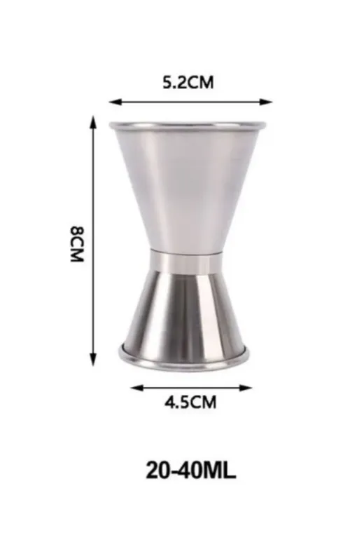 HubbyChef 22OLCK2040 Kokteyl Bar Ölçeği 2/4 Cl Çelik