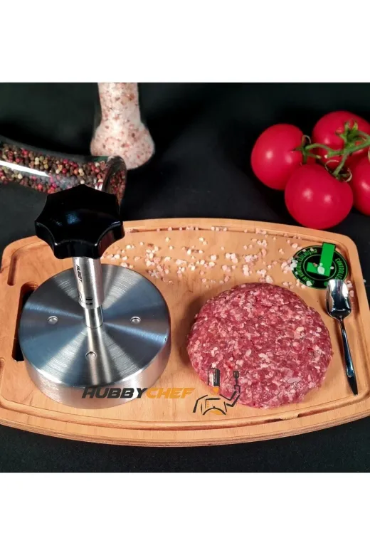 HubbyChef PK KÖFTE 12cm Hamburger Köftesi Kalıbı Hamburger Şekillendirici 12Cm