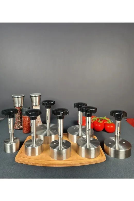 HubbyChef PK KÖFTE 12cm Hamburger Köftesi Kalıbı Hamburger Şekillendirici 12Cm
