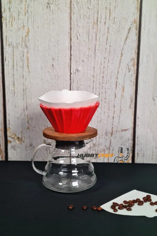 HubbyChef TYC00512409902 Filtre Kahve Demleme Seti Dripper Set