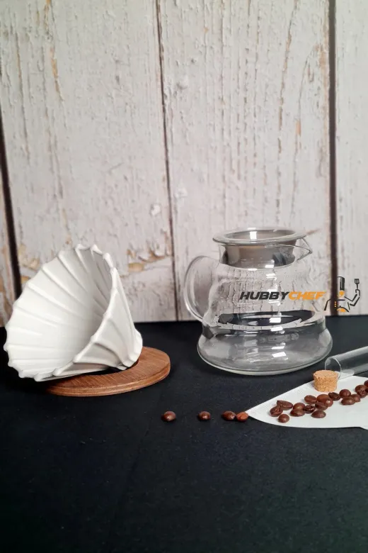 HubbyChef TYC00512409902 Filtre Kahve Demleme Seti Dripper Set