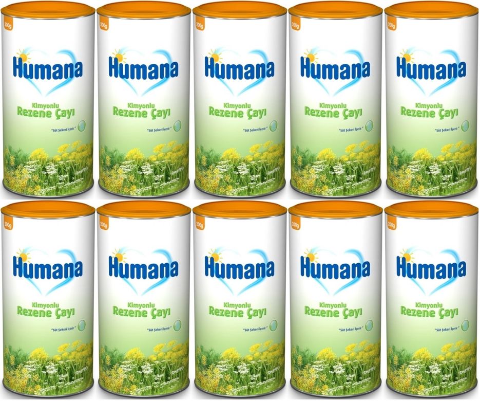 Humana Kimyonlu Rezene Bitki Çayı - Tozu 200GR (10 Lu Set)