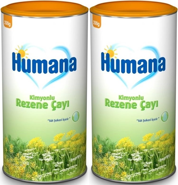 Humana Kimyonlu Rezene Bitki Çayı - Tozu 200GR (2 Li Set)
