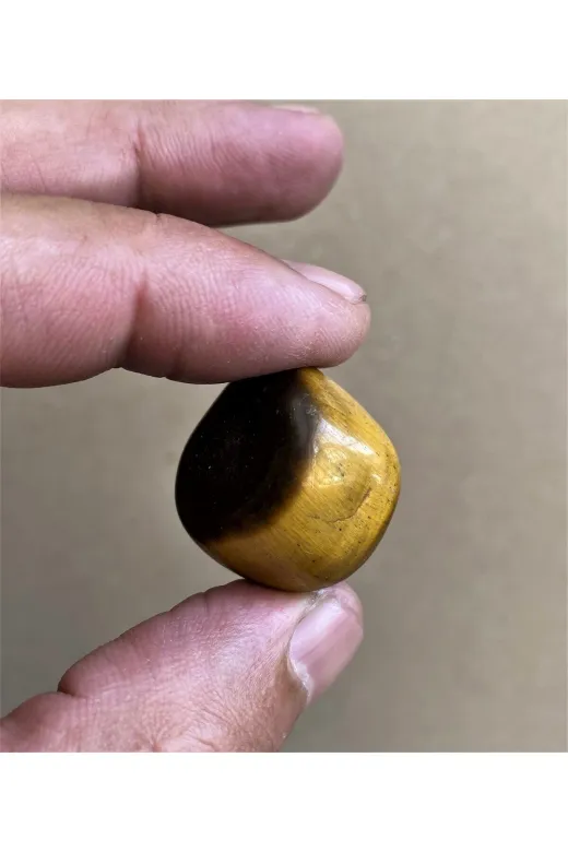 HUMAYLA hmy1015 Kaplan Gözü Tımbıltaş Doğal Taş 17 Gr