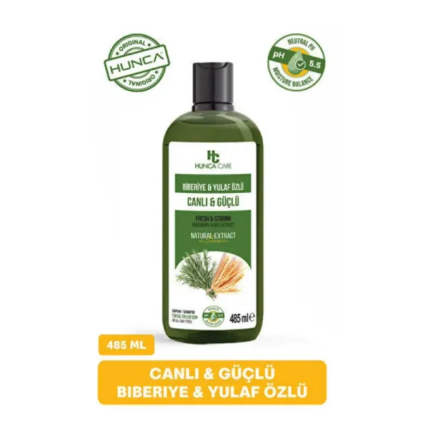 HUNCA BİBERİYE YULAF ŞAMPUAN 485 ML