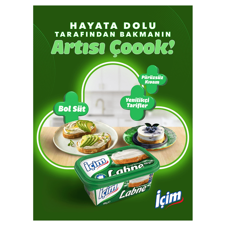 İÇİM içim8454225 İçim Labne Peynir 400 G