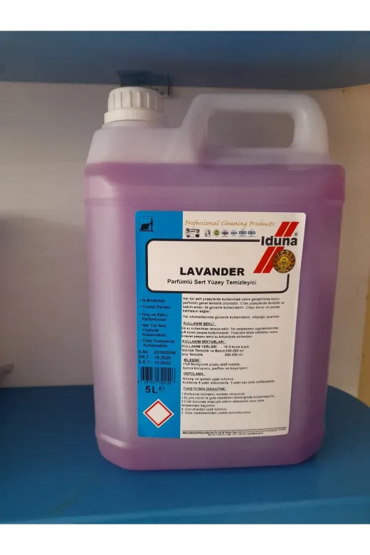 Iduna 201005/06 Lavender (Parfümlü Sert Yüzey Temizleyicillavanta Kokulu(5Lt)