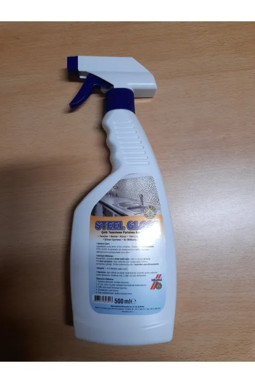 Iduna Steel Gloss[500 Ml Çelik Temizleme Parlatma Bakım Ürünü]