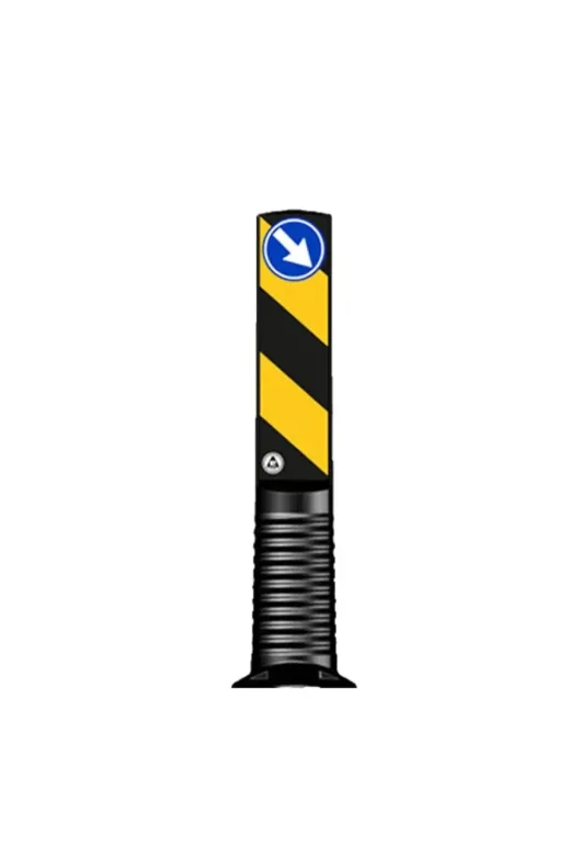 İlgi Trafik 12253 UB R-10 ADET Refüj Başı Levhası Nedir Refüj Başı Levhası Esnek Refüj Başı Tabelası 75 Cm Evelux (100Mm) 10 Adet