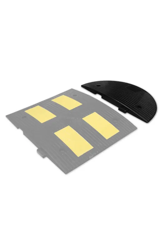 İlgi Trafik 250x500x45mm LT-2000 Kapak Hız Kesici Yönetmeliği Kauçuk Şaseli Yol Kasis Hız Kesici Kasis Kapağı 250X500X45Mm