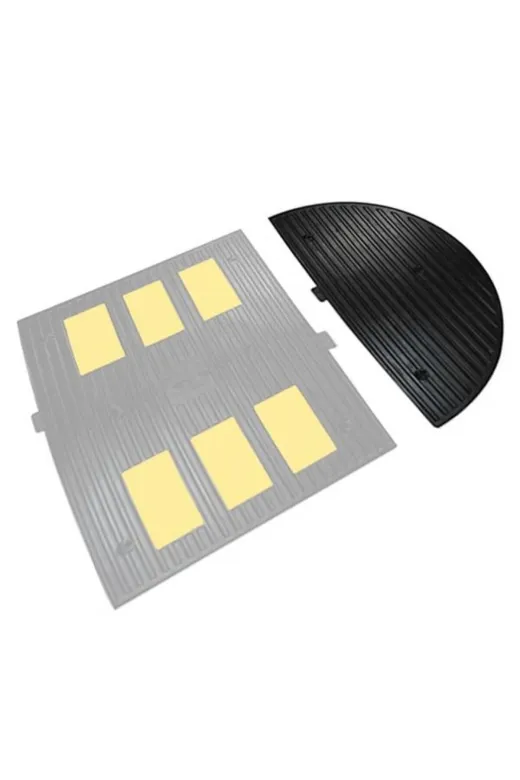 İlgi Trafik 600x250x45mm LT-2001 K Hız Kesici Kasis Yönetmeliği Trafik Kauçuk Şaseli Yol Kasisi Kapak 600X250X45Mm