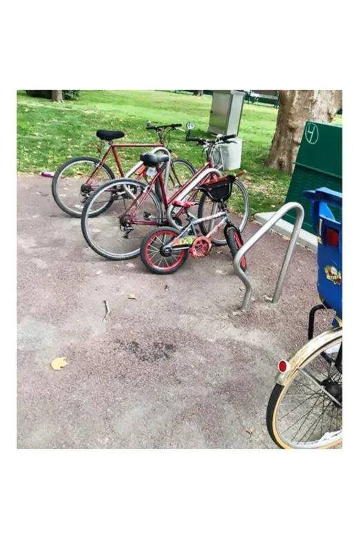 İlgi Trafik Bisiklet Taşıyıcı Bisiklet Park Yeri Demir Tekli Mor Renk