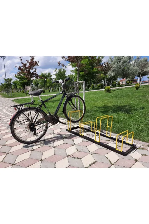 İlgi Trafik BPY-4 Bisiklet Park Standı Bisiklet Park Yeri Apartman Bisiklet Park Yeri 4'lü Eko