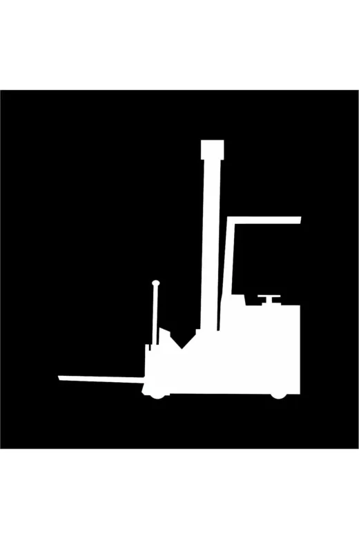 İlgi Trafik FB-2-5050 Forklift Boyama Şablonu Forklift Şablonu Forklift Boya Sembolü İmalatı 50X50 Cm Fb-2