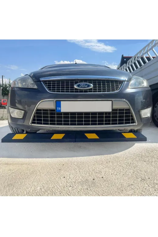 İlgi Trafik İLG-6161-2ADET Kauçuk Stoper Ankara Kauçuk Araç Durdurucu Kauçuk Otopark Stoperi 184X16X10 Cm (2 Adet)