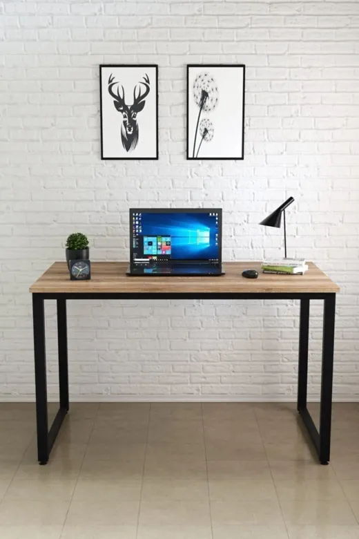 İlgi Trafik Küçük Masa Çalışma Bilgisayar Masası Ofis Kafe Masası Sakramento 60X90 Cm