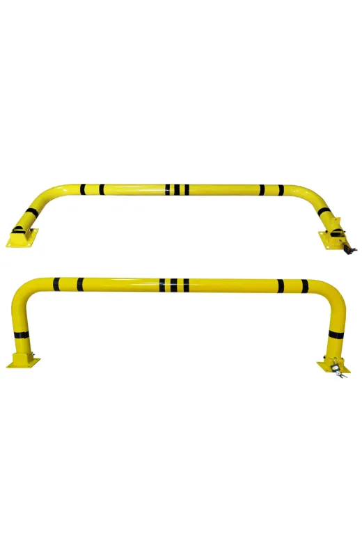 İlgi Trafik KYB-09-3MM-SARI Katlanır Park Bariyeri Otopark Demiri Kişisel Kilitli Yatar Otopark Bariyeri 150 Cm 3Mm Sarı