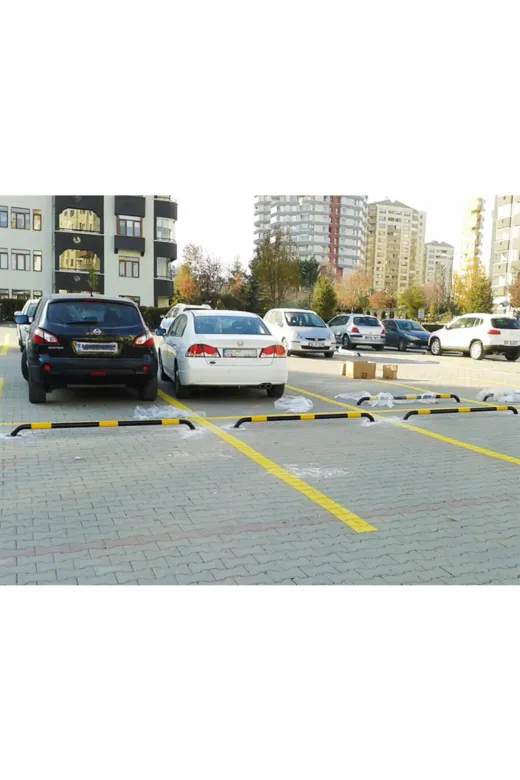İlgi Trafik LT-002 A-2MM Araç Stoperi Otopark Stoperi Siyah (Boru Tipi) 180Cm Ø60Mm 2Mm