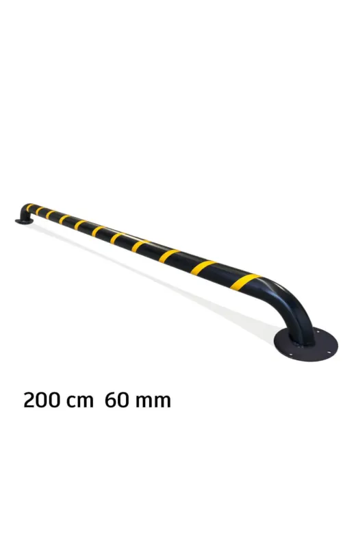 İlgi Trafik LT-100 C-2MM Otopark Araç Stoperi Boru Tip Otopark Stoperi Bariyeri Park Demiri İmalatı 200Cm Ø60Mm 2Mm
