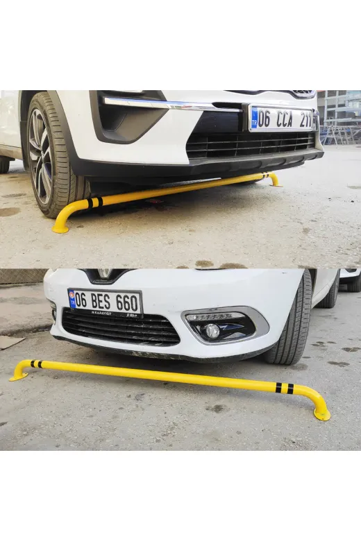 İlgi Trafik OAS-100-10ADET-2.5MM-SIYAH Otopark Stoperi Üretimi Araç Park Stoperi Lastik Sonlandırma Demiri 180 Cm Ø48Mm 2.5Mm Siyah (10 Ade