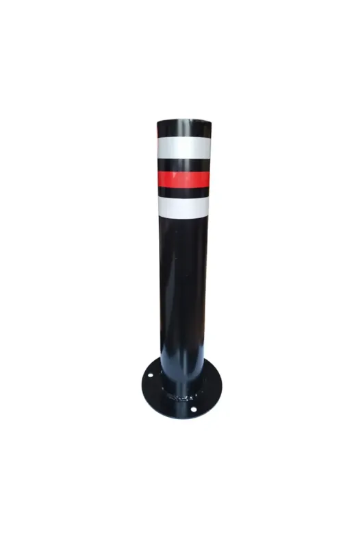 İlgi Trafik SB-015-SIYAH Kaldırım Bariyeri Demir Duba Sabit Park Dubası Metal Park Bariyeri 45 Cm Siyah