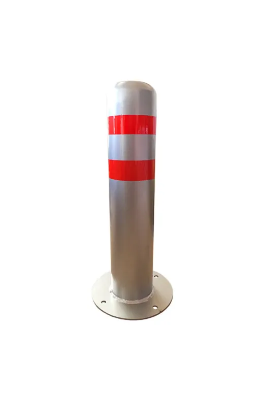 İlgi Trafik SB-059-2.5MM Demir Otopark Bariyeri Sabit Bariyer Kaldırım Demir Duba Park Dubası 45 Cm 2.5Mm