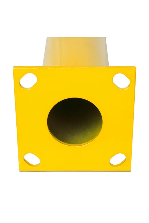 İlgi Trafik SB-070-2.5MM-SIYAH Demir Duba Metal Fabrika Park Demiri Otopark Sabit Baba Bariyeri 114Mm 90 Cm 2.5Mm Siyah