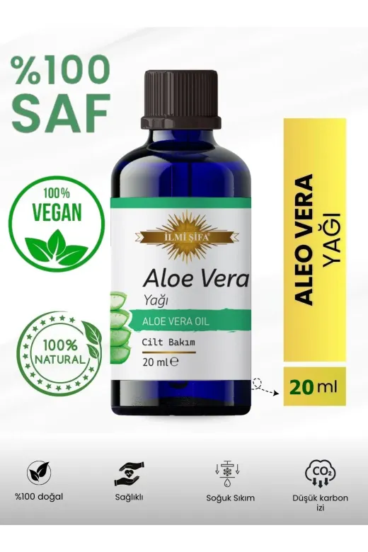 İLMİ ŞİFA Aleo Vera Yağı 20 Ml (Işilti, Ferahlatici, Nemlendirici, Parlak Ve Canli)