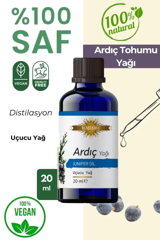 İLMİ ŞİFA Ardıç Yağı 20 Ml (Rahatlatıcı, Enerjik, Güçlü )