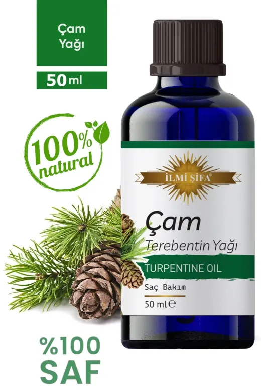 İLMİ ŞİFA Çam Terebentin Yağı 50 Ml (Temizleyici, Canlandirici,ferahlik,yenileyici)