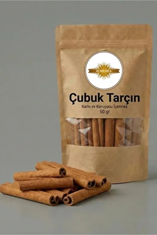 İLMİ ŞİFA Çubuk Tarçın (Katkısız) 50 Gr Kabuk Tarçın
