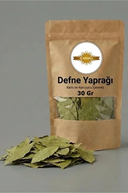 İLMİ ŞİFA Defne Yaprağı – Kurutulmuş Bitki Çayı 30 Gr Defne Yaprağı Yemeklik Çay Ve Tütsü İçin Uygundur
