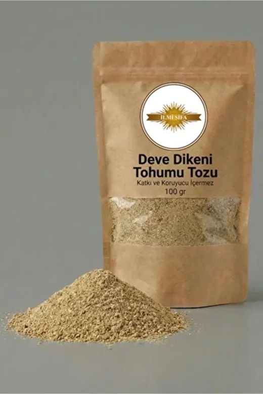 İLMİ ŞİFA Deve Dikeni Tohumu Tozu (Devedikeni Tozu) – Atalık Tohum Doğal Öğütülmüş 100 Gr Taze Çekim