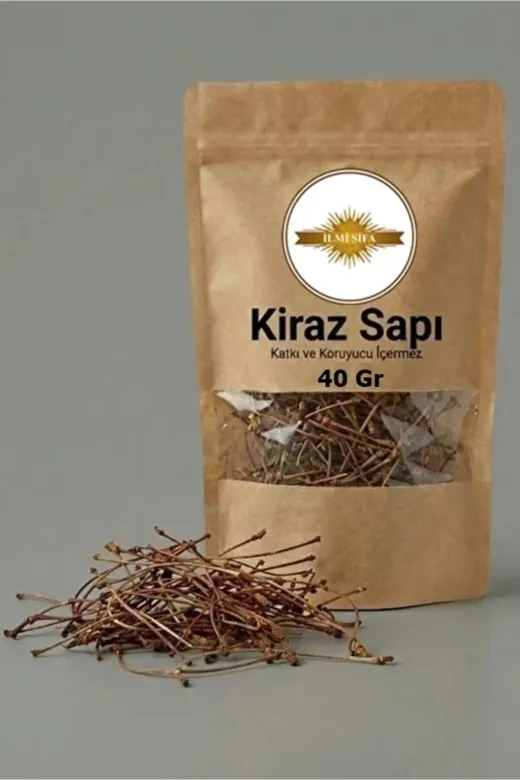 İLMİ ŞİFA Kiraz Sapı (Kiraz Sapı Çayı – Cherry Stem Tea – Cherry Stem – Prunus Avium) Doğal Kurutulmuş 40 Gr