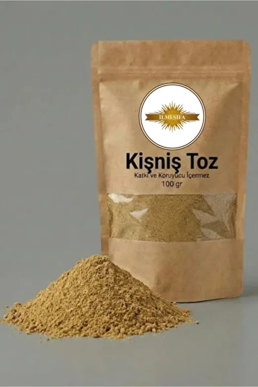 İLMİ ŞİFA Kişniş Toz (Kişniş Tohumu – Coriander Seed) Atalık Tohumu Doğal Kişniş Toz 100 Gr