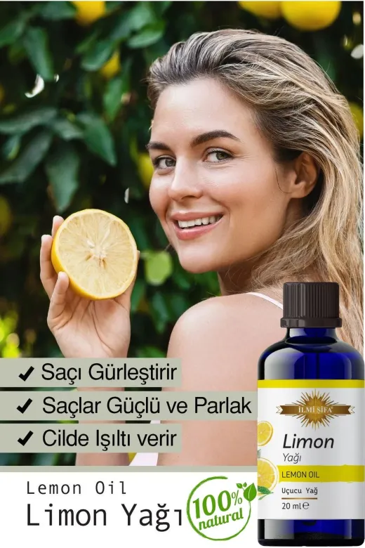 İLMİ ŞİFA Limon Yağı 20 Ml