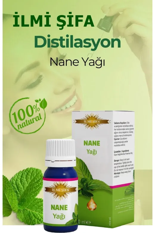 İLMİ ŞİFA Nane Yağı 20 Ml (Canlanma, Temizlik Rahatlatici Ve Ferahlatici)