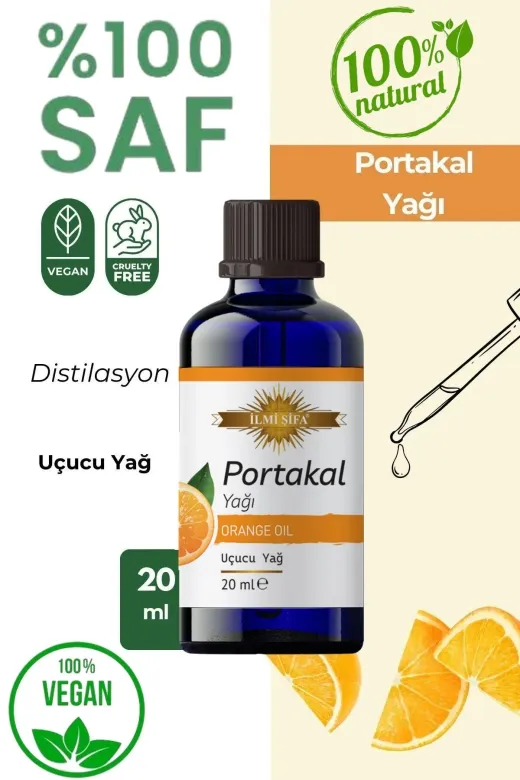 İLMİ ŞİFA Portakal Yağı 20 Ml (Canlilik Ve Ferahlik)