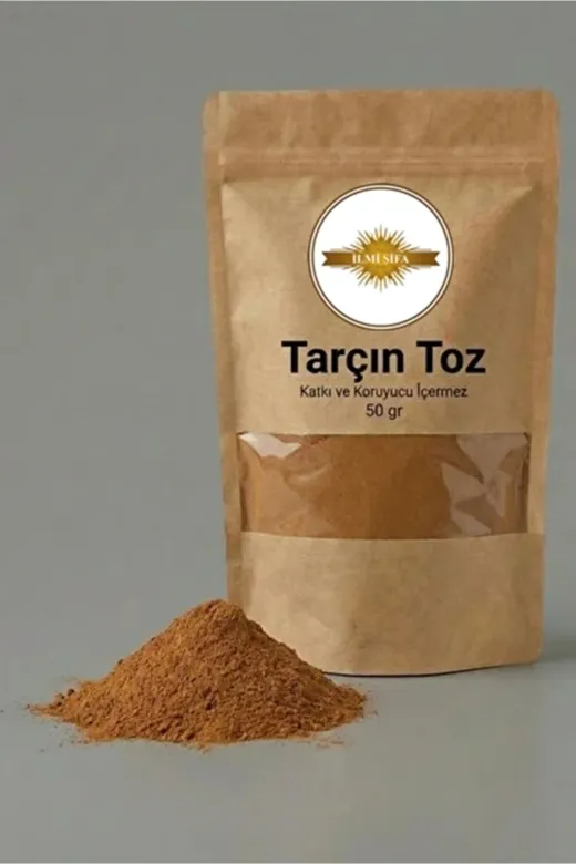 İLMİ ŞİFA Tarçın Toz (Katkısız) 50 Gr Toz Tarçın