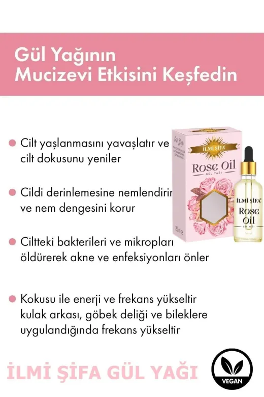İLMİ ŞİFA TYC4A79YJN169780307893578 Gül Yağı 20 Ml (Dişilik Ve Masumiyet)