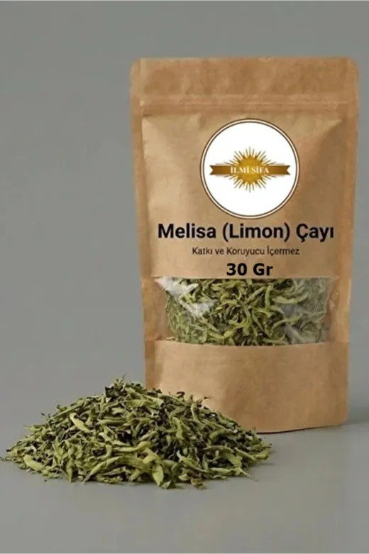 İLMİ ŞİFA TYC65d2d2bdf8204522f4389 Melisa Çayı (Limon Melisa) Çayı – Lemon Balm Tea (Melissa Officinalis) Doğal Kurutulmuş 30 Gr
