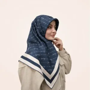 İmza İndigo 16 Momme %100 Twill İpek Eşarp 90x90